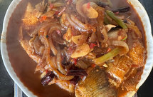 快手菜 干烧鲈鱼