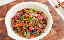 下饭菜｜家常辣炒卤猪心