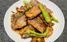 下饭菜：杭椒烧带鱼