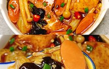 给肉都不换的菌菇白菜豆腐煲！好吃下饭