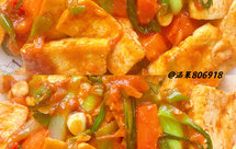 超级好吃下饭的油菜炒豆腐