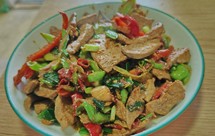 爆炒猪肝，下饭菜