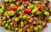 肉沫炒毛豆｜下饭神器
