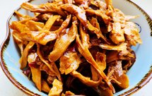 红油焖笋（素菜）