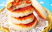 懒人素菜发酵馅饼