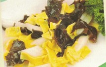 夏季早餐素菜素烧黑白黄