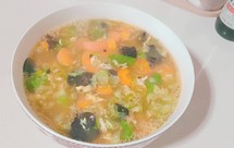 味好美～港式酸辣素菜汤