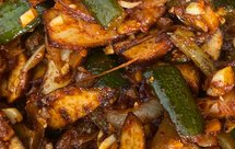 烧烤味素菜干锅