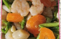 素菜【虾仁炒芦笋】