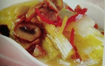 春季午餐素菜板栗扒菜心