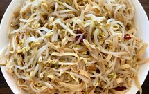 (纯素食)干豆腐炒豆芽