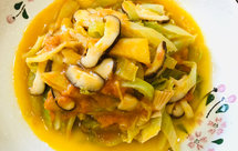 纯素美食｜茄汁龙牙菜