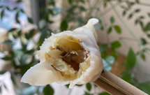 纯素·土豆菌菜饺子