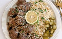 奶油蘑菇素食丸子佐菜花饭（ref.张小易）