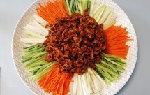 学做京酱肉丝，带饼的