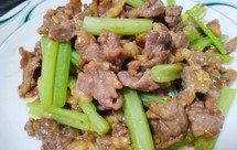 又嫩又滑的小炒牛肉