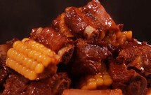 红烧排骨玉米，国宝大师菜谱