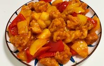 菠萝咕噜里脊肉（炒鸡好次）