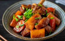 滋补养生！秋日家常菜｜山药黄焖鸭