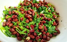 夏天下酒菜、喝粥小菜：香菜花生米