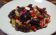 下酒小菜系列（葱油木耳花生）