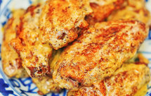 春日下酒追剧菜 咸蛋黄鸡翅