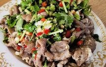 三步下酒菜—凉拌肥牛香菜