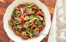 春天这样吃｜春韭炒鸡肝