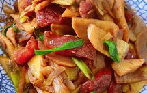 春笋炒腊肠