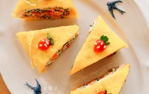 小清新～草莓厚蛋烧❗❗