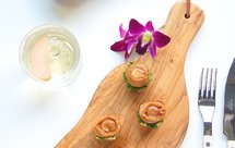 一口鲜 口蘑酿虾鲍鱼挞