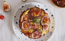 小清新&重口味相结合の无花果焦芝士蛋糕