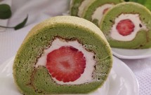 小清新草莓蛋糕卷