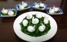 创意菜 | 翡翠玉兔