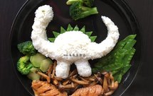 创意儿童餐之恐龙