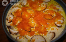 创意fusion菜---法式肥鹅肝香菇蒸蛋