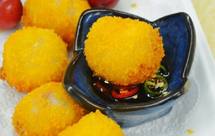 脆皮豆沙荔枝（胖丁厨房创意菜）