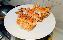 创意菜：南姜盐焗大闸蟹