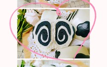 创意馒头之奶牛花纹双色牛奶刀切馒头