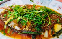 创意菜：「蒸蒸日上」清蒸南姜鱼|年夜饭|宴客硬菜