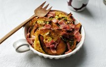 味噌咸蛋烘南瓜法棍【健康一锅端】