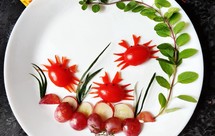 圣女果上切几刀立变