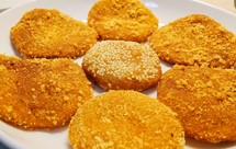 外酥里糯的南瓜饼，家常自制快手小吃