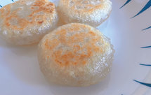 广东传统美食小吃鸡粒西米饼