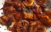 肥而不腻的绝绝子-柠檬五花肉