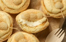 豆乳奶盖小丸子蛋挞｜附豆乳卡士达酱做法