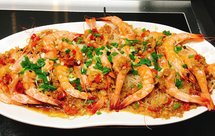 0失败的蒜茸酱粉丝蒸虾