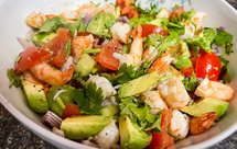 无敌减肥减脂宇宙级简单又特别美味显高级的牛油果大虾沙拉（Salsa)
