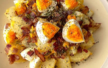 低卡饱腹巨好吃‼️培根鸡蛋土豆沙拉