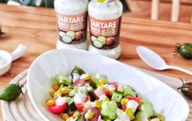 水果黄瓜圣女果玉米沙拉